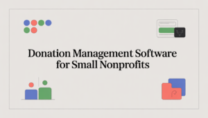 donation management software