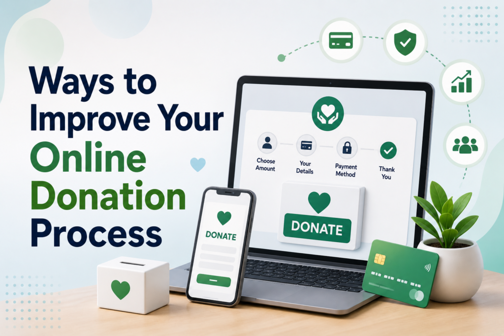 online donation process